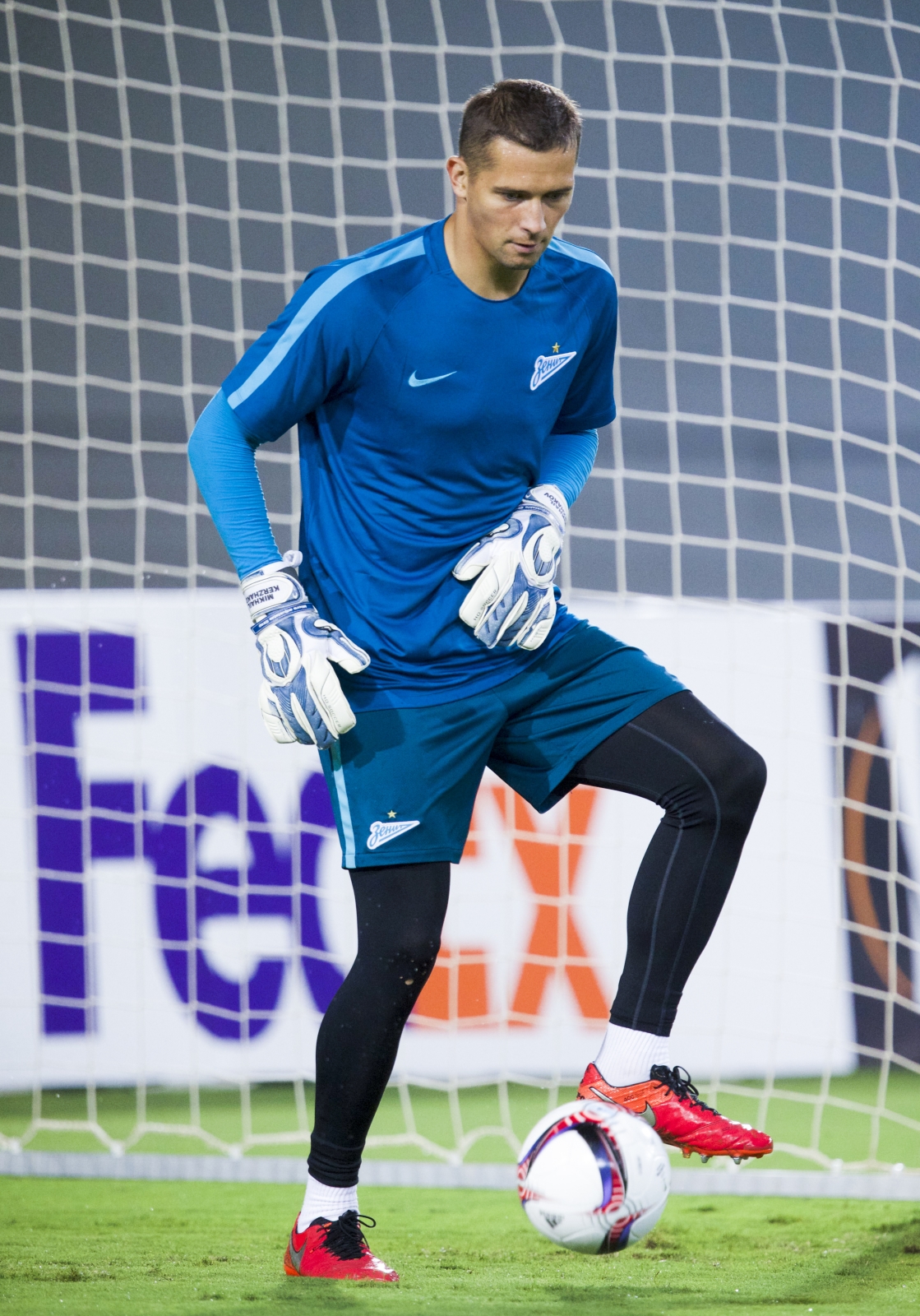 Открытая тренировка «Зенита» перед матчем с «Маккаби»