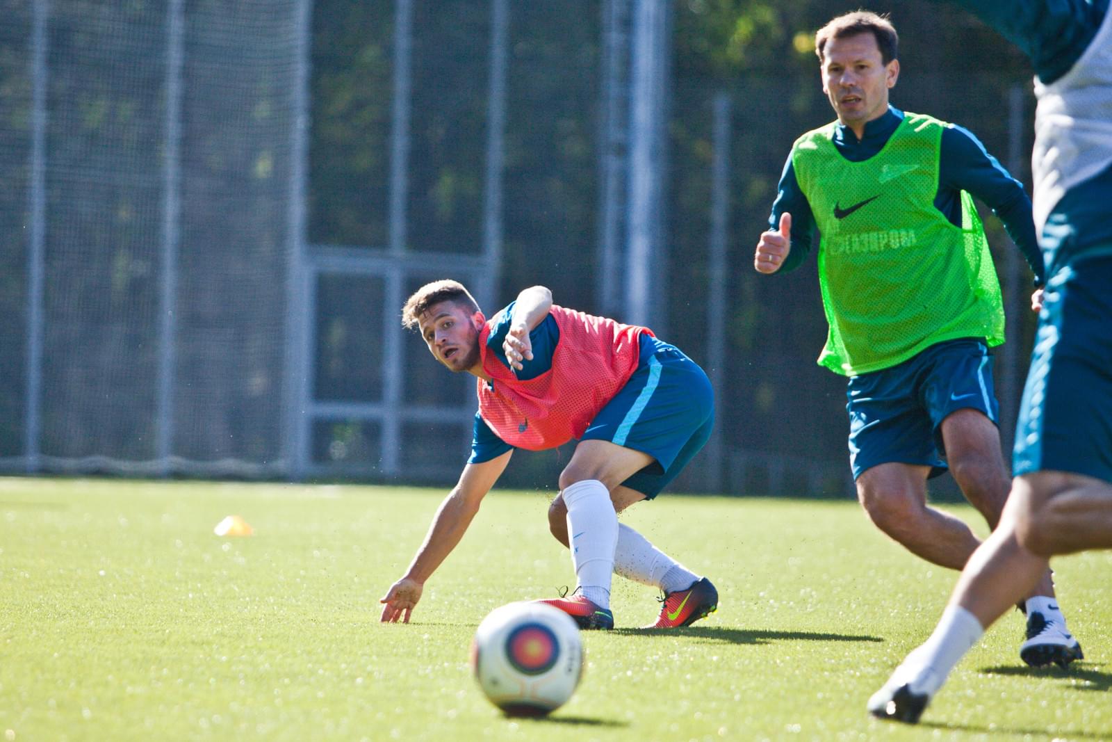 Тренировка «Зенита»-2 перед матчем с «„Тамбовом“»