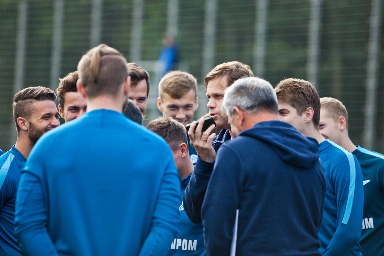 Тренировка «Зенита»-2 перед матчем с «„Тамбовом“»