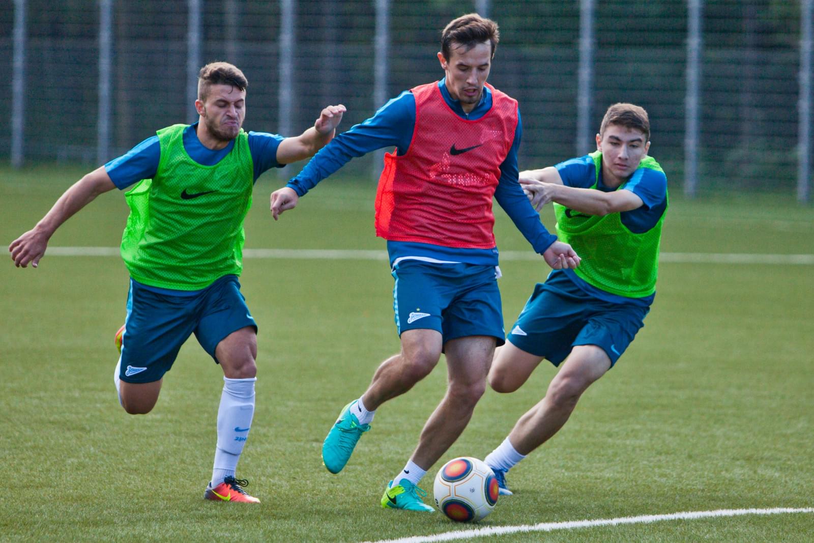 Тренировка «Зенита»-2 перед матчем с «„Тамбовом“»