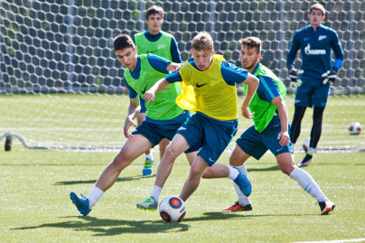 Тренировка «Зенита»-2 перед матчем с «„Тамбовом“»