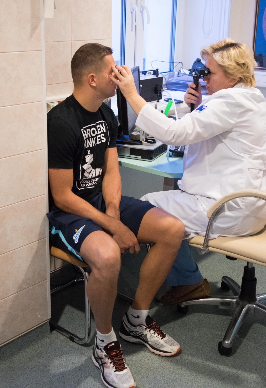 Первый день зимнего осмотра в ММЦ «СОГАЗ»