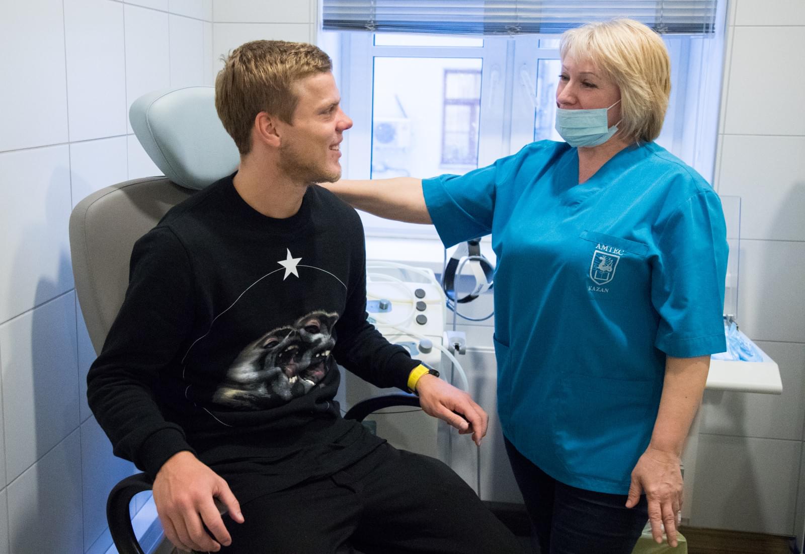 Первый день зимнего осмотра в ММЦ «СОГАЗ»