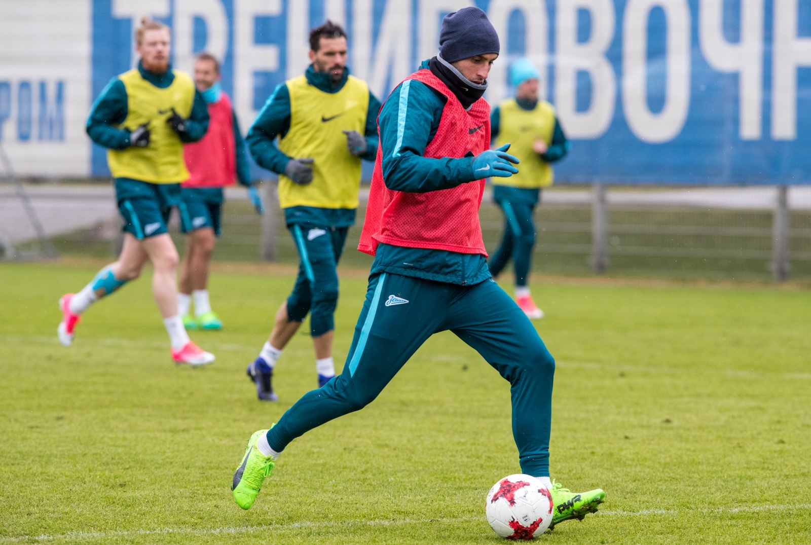 Открытая тренировка «Зенита», перед матчем с «Уралом»