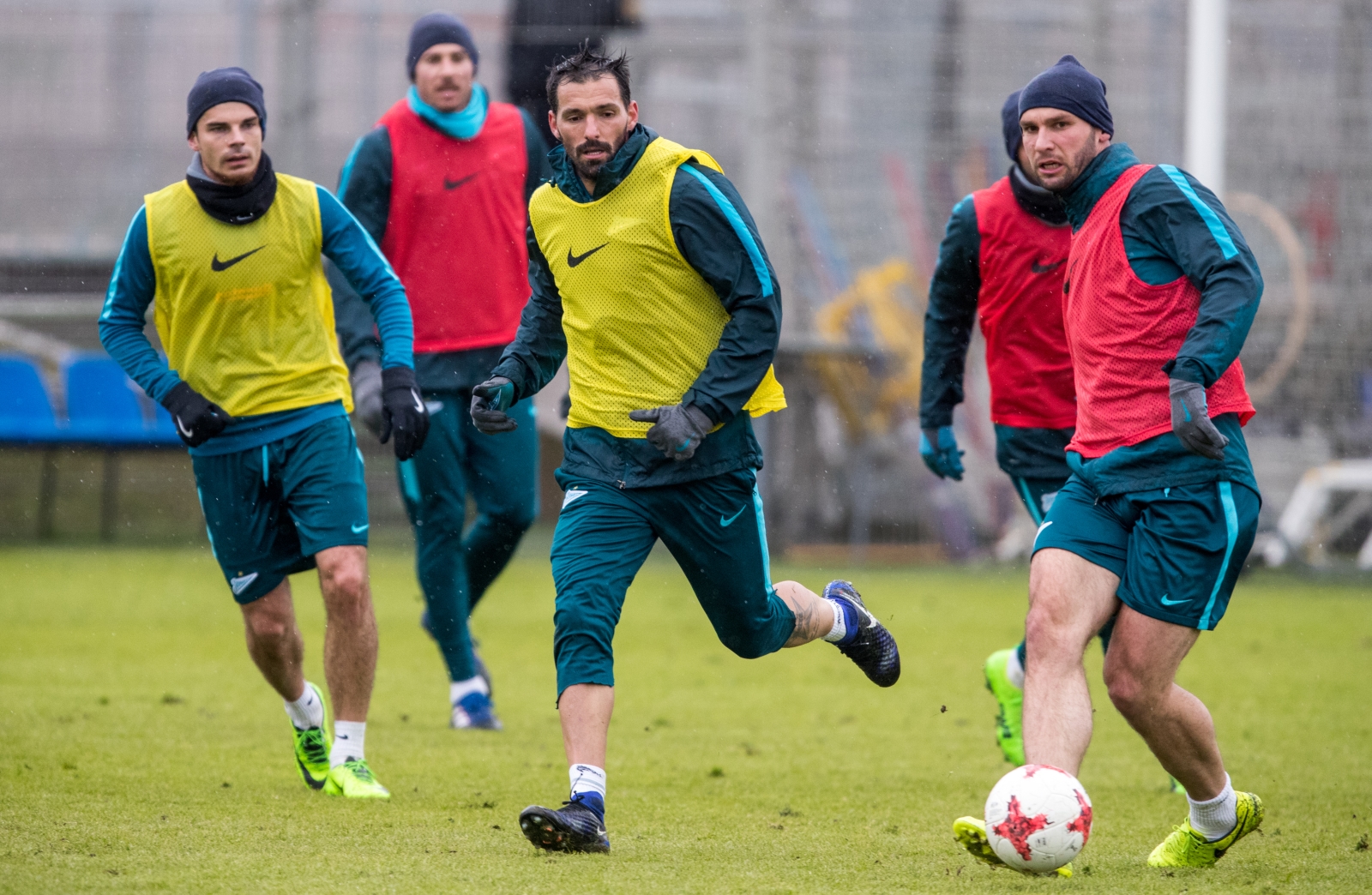 Открытая тренировка «Зенита», перед матчем с «Уралом»