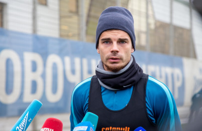 Открытая тренировка «Зенита», перед матчем с «Уралом»