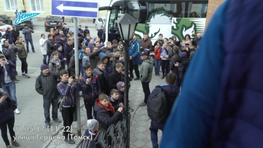 Скрытая камера «Зенит-ТВ» на матче против «Томи»