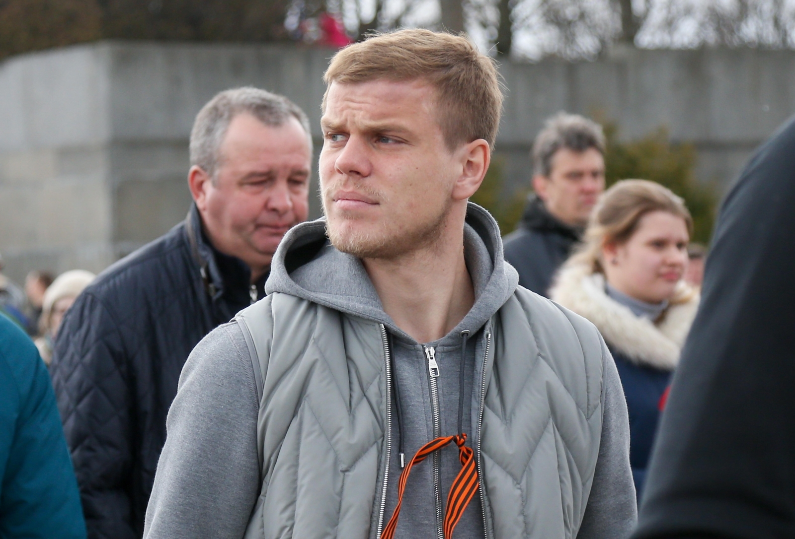 «Зенит» на Пискаревском мемориале