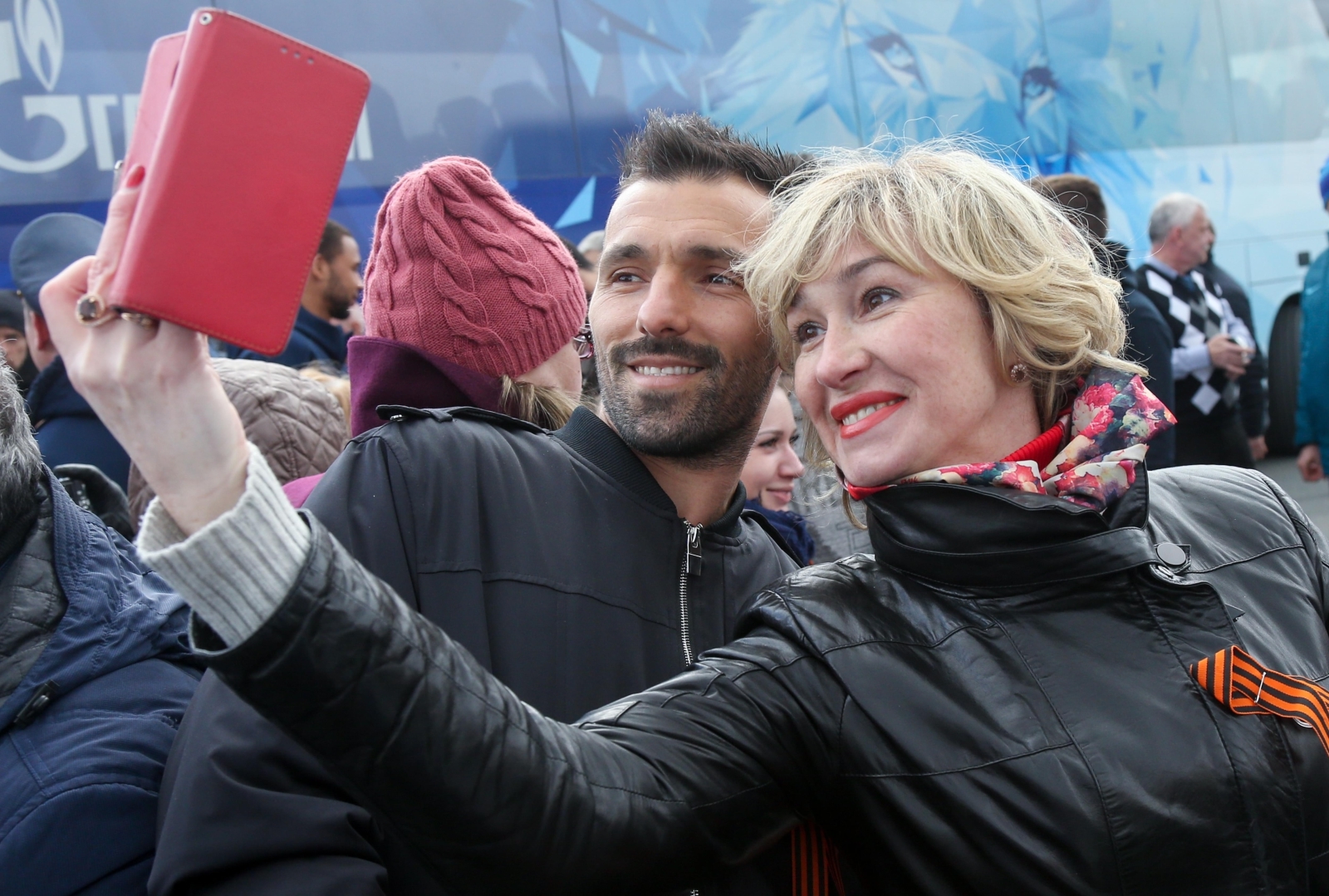 «Зенит» на Пискаревском мемориале