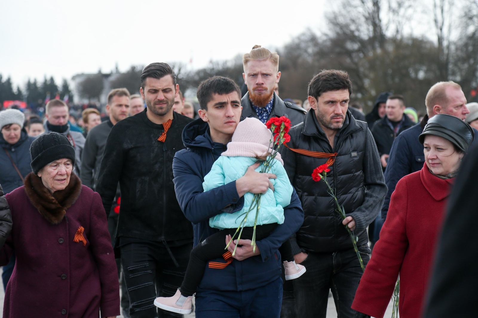 «Зенит» на Пискаревском мемориале