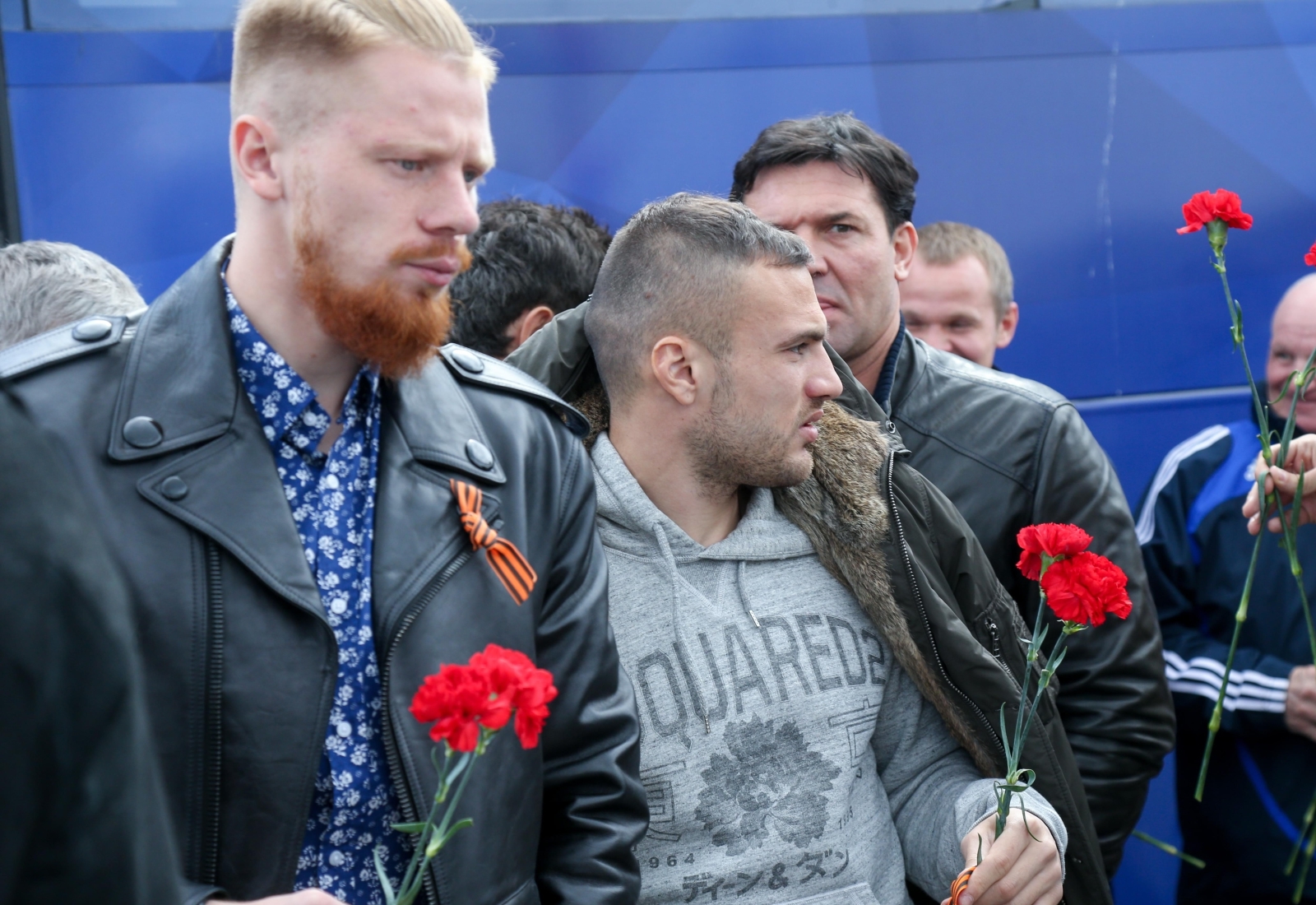 «Зенит» на Пискаревском мемориале