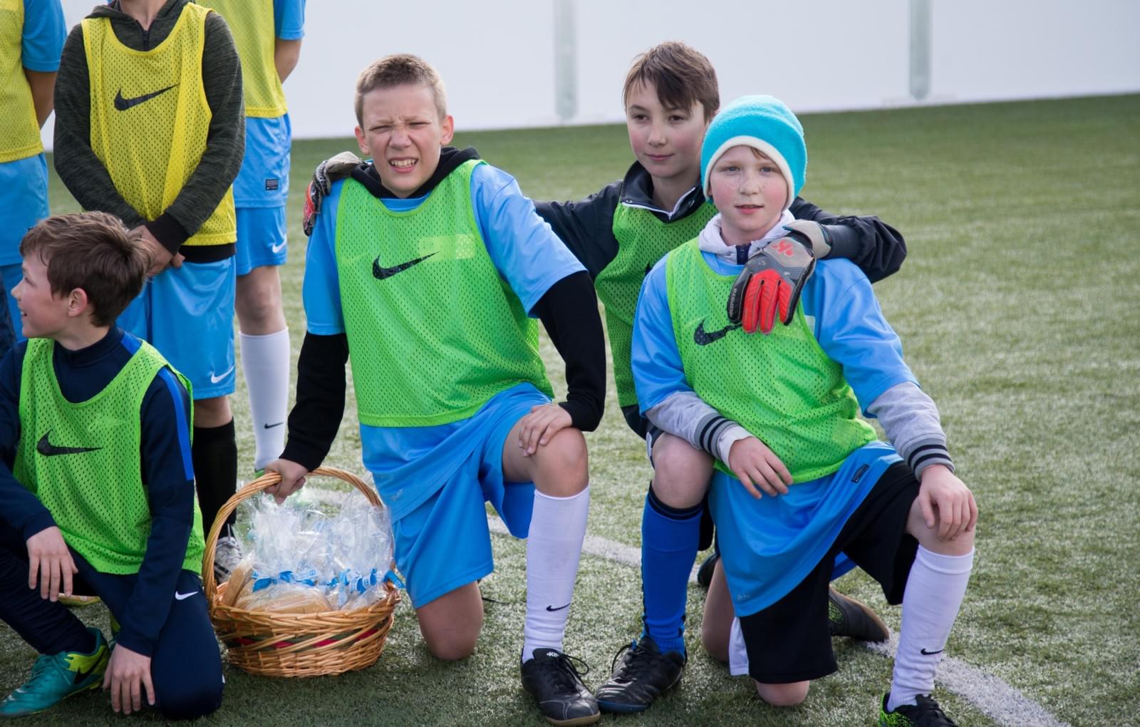 Товарищеский матч между воспитанниками Академии «Зенита» и Детской деревни SOS Пушкин