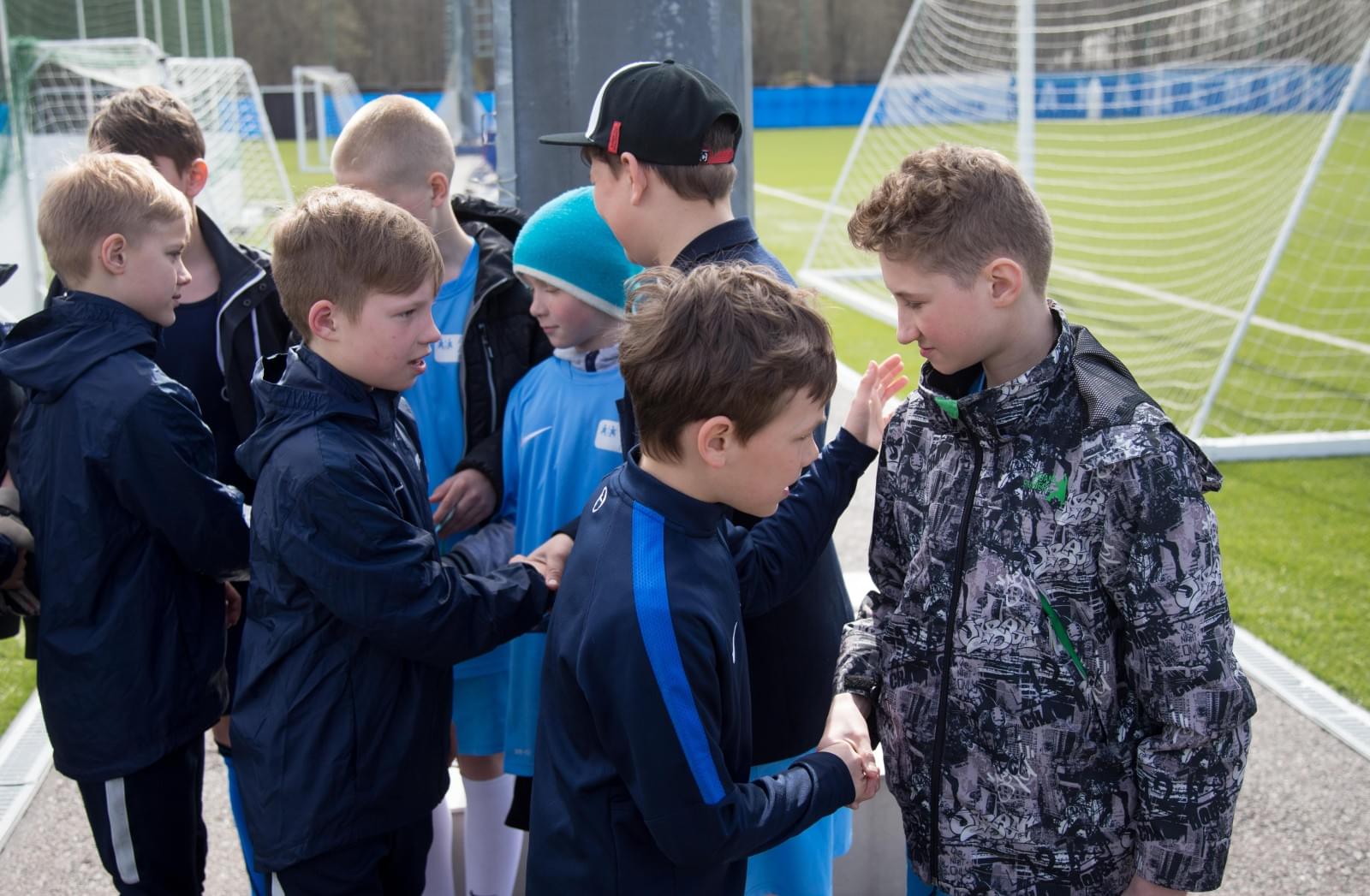 Товарищеский матч между воспитанниками Академии «Зенита» и Детской деревни SOS Пушкин