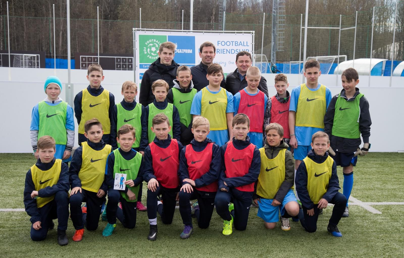 Товарищеский матч между воспитанниками Академии «Зенита» и Детской деревни SOS Пушкин