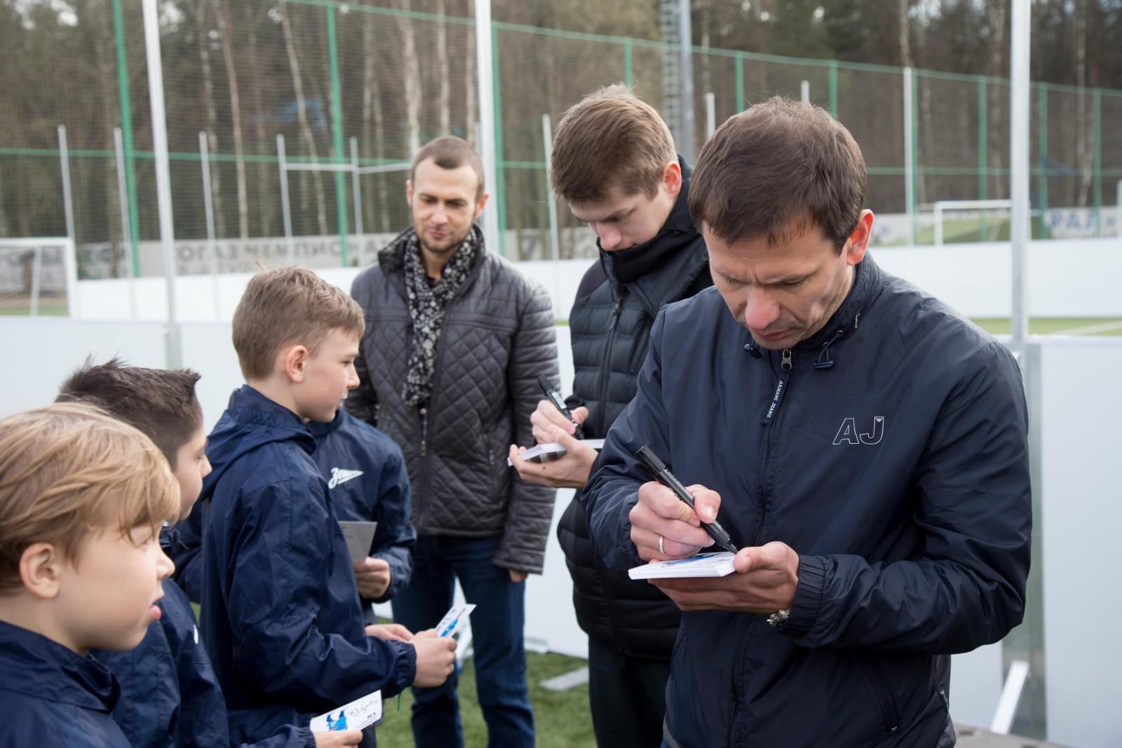 Товарищеский матч между воспитанниками Академии «Зенита» и Детской деревни SOS Пушкин