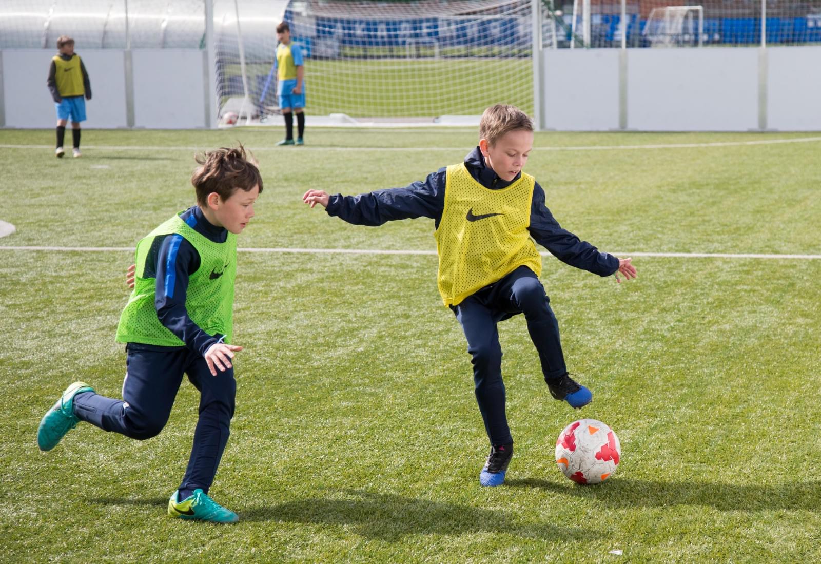 Товарищеский матч между воспитанниками Академии «Зенита» и Детской деревни SOS Пушкин