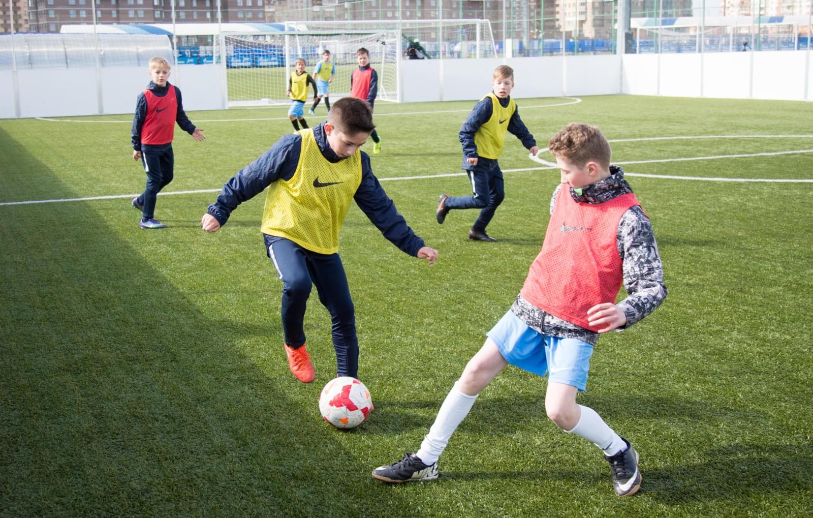 Товарищеский матч между воспитанниками Академии «Зенита» и Детской деревни SOS Пушкин
