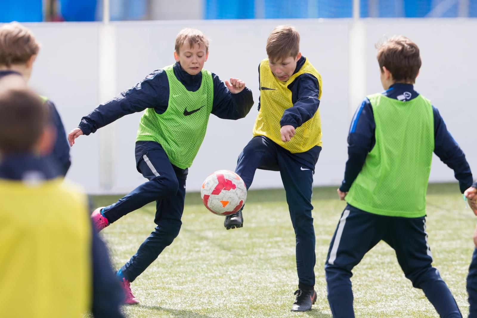 Товарищеский матч между воспитанниками Академии «Зенита» и Детской деревни SOS Пушкин