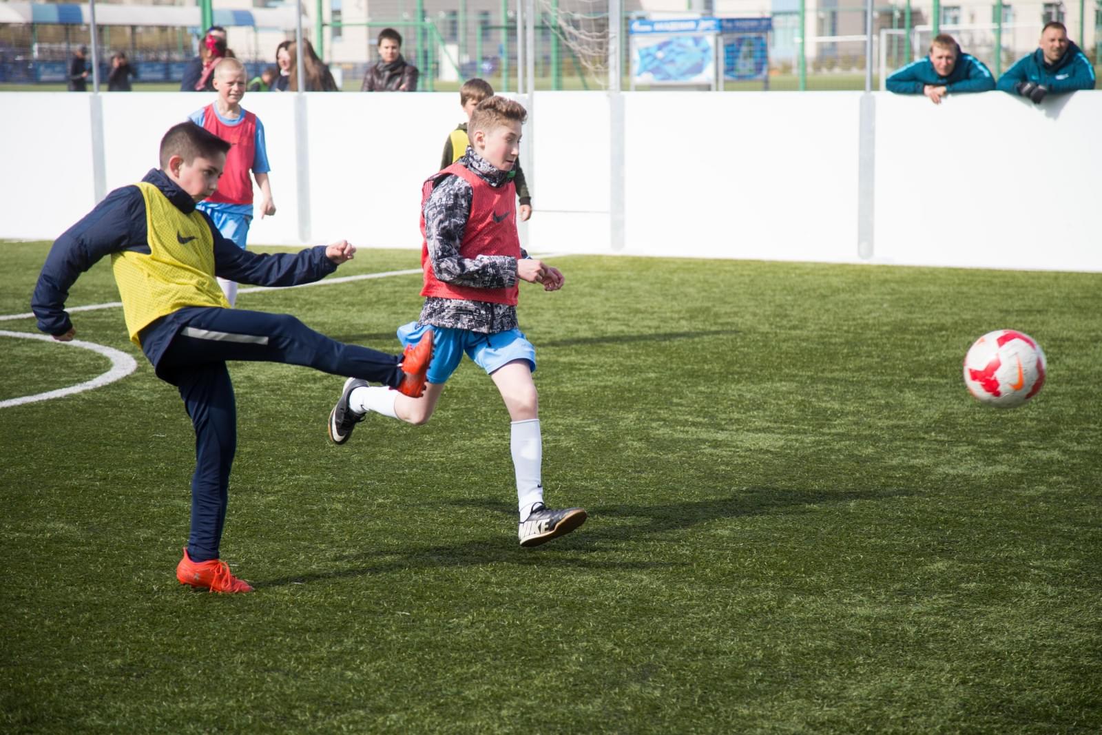 Товарищеский матч между воспитанниками Академии «Зенита» и Детской деревни SOS Пушкин