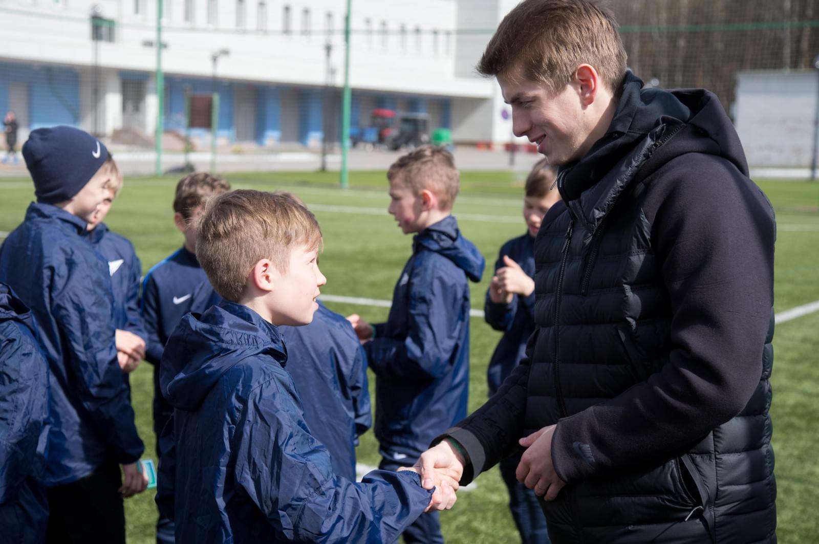 Товарищеский матч между воспитанниками Академии «Зенита» и Детской деревни SOS Пушкин