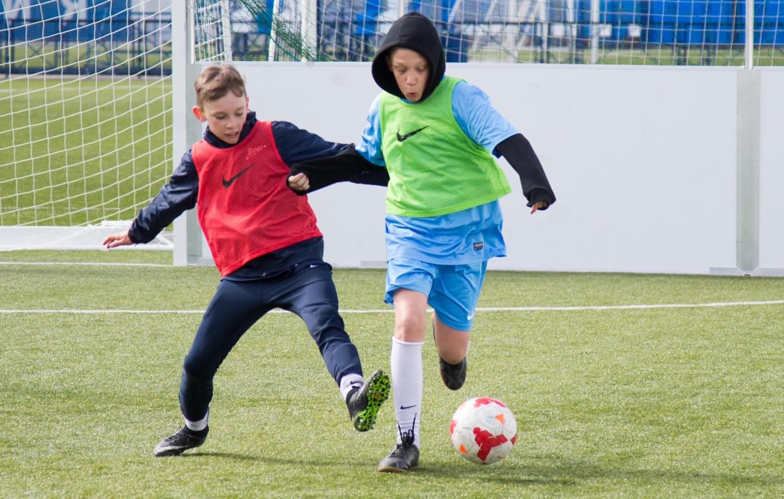 Товарищеский матч между воспитанниками Академии «Зенита» и Детской деревни SOS Пушкин