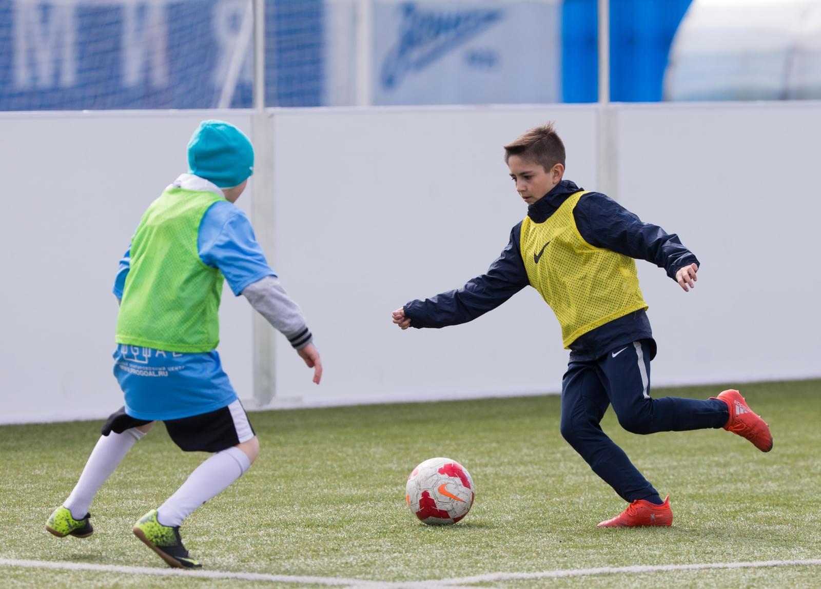 Товарищеский матч между воспитанниками Академии «Зенита» и Детской деревни SOS Пушкин