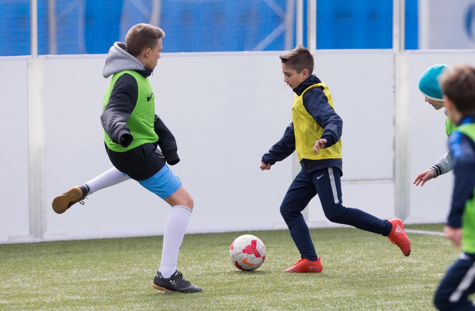 Товарищеский матч между воспитанниками Академии «Зенита» и Детской деревни SOS Пушкин