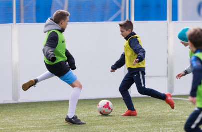 Товарищеский матч между воспитанниками Академии «Зенита» и Детской деревни SOS Пушкин