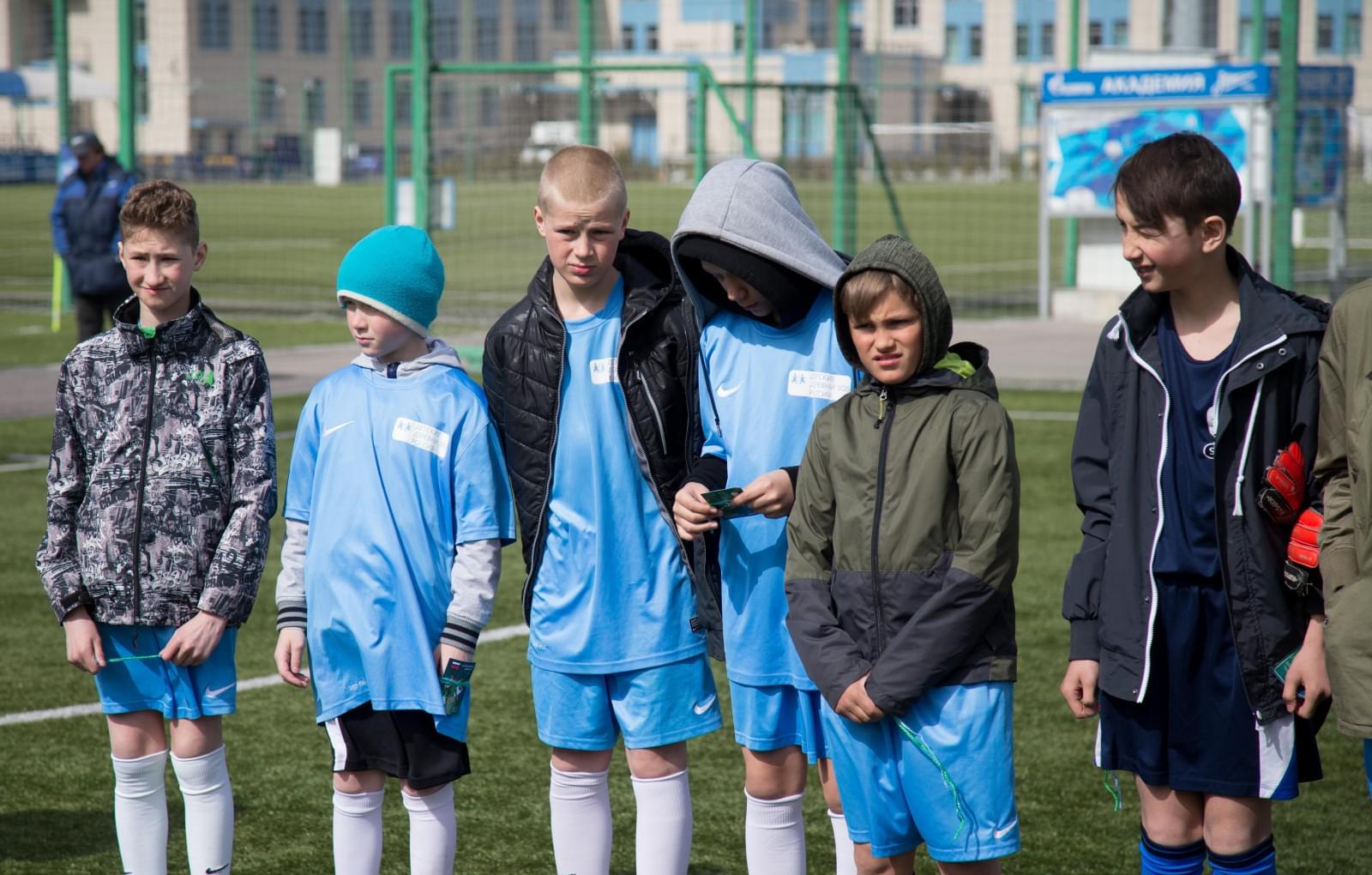 Товарищеский матч между воспитанниками Академии «Зенита» и Детской деревни SOS Пушкин