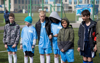 Товарищеский матч между воспитанниками Академии «Зенита» и Детской деревни SOS Пушкин