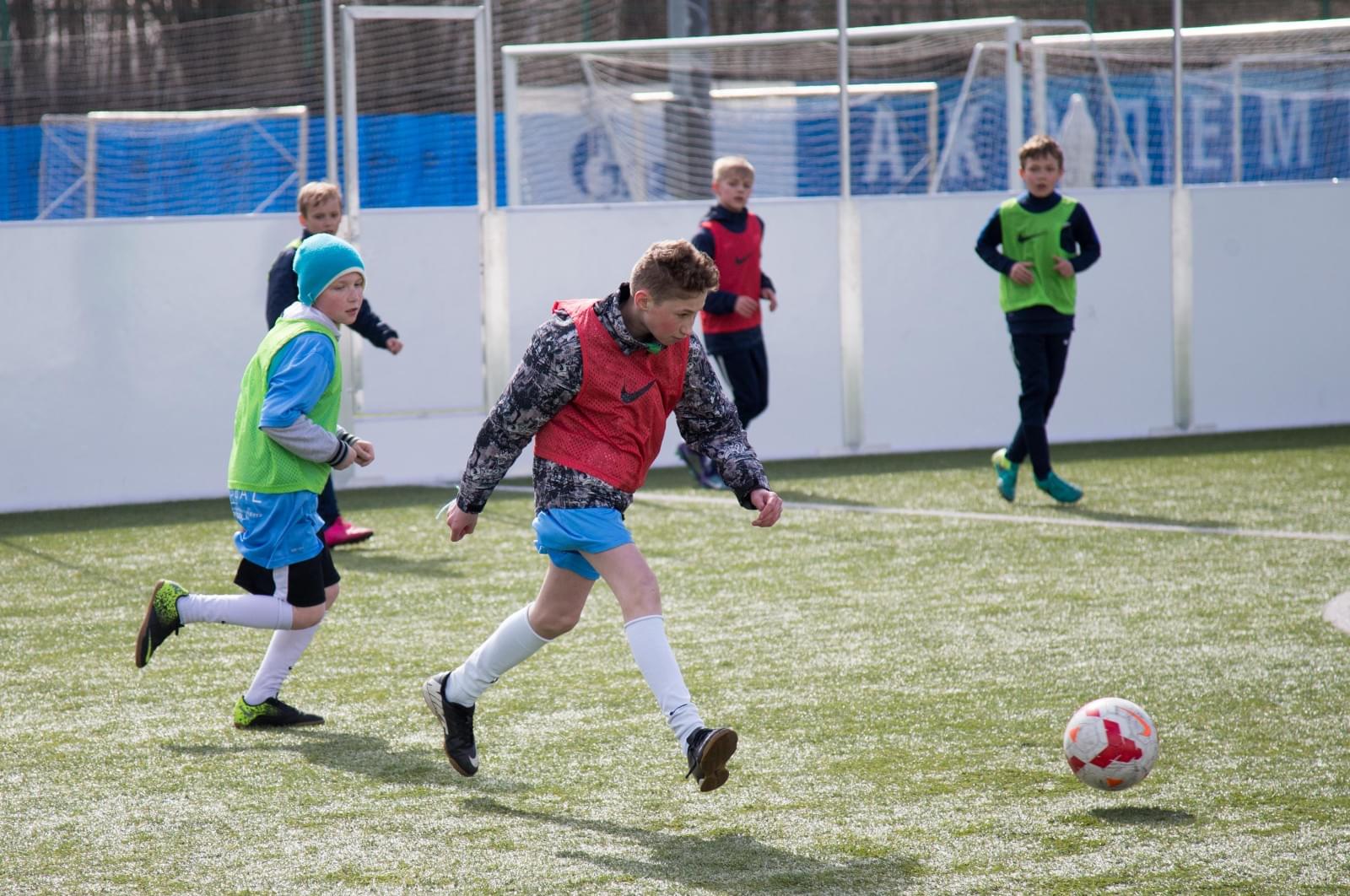 Товарищеский матч между воспитанниками Академии «Зенита» и Детской деревни SOS Пушкин