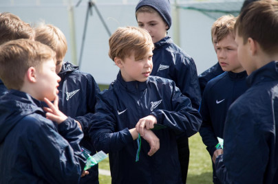 Товарищеский матч между воспитанниками Академии «Зенита» и Детской деревни SOS Пушкин