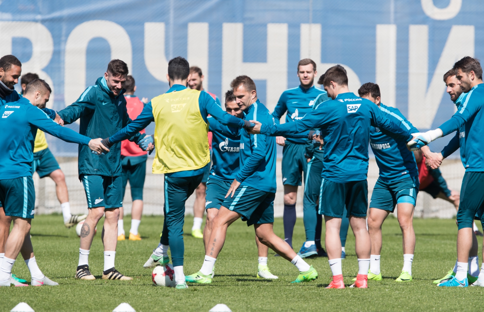 Открытая тренировка «Зенита» перед матчем с «Краснодаром»