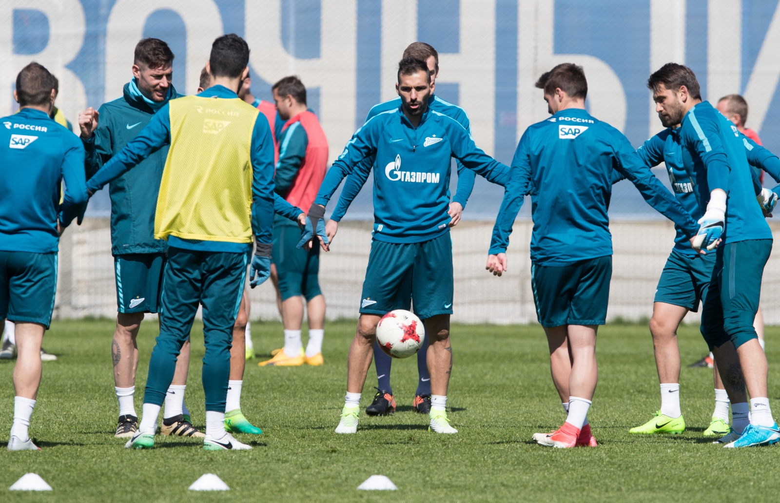 Открытая тренировка «Зенита» перед матчем с «Краснодаром»