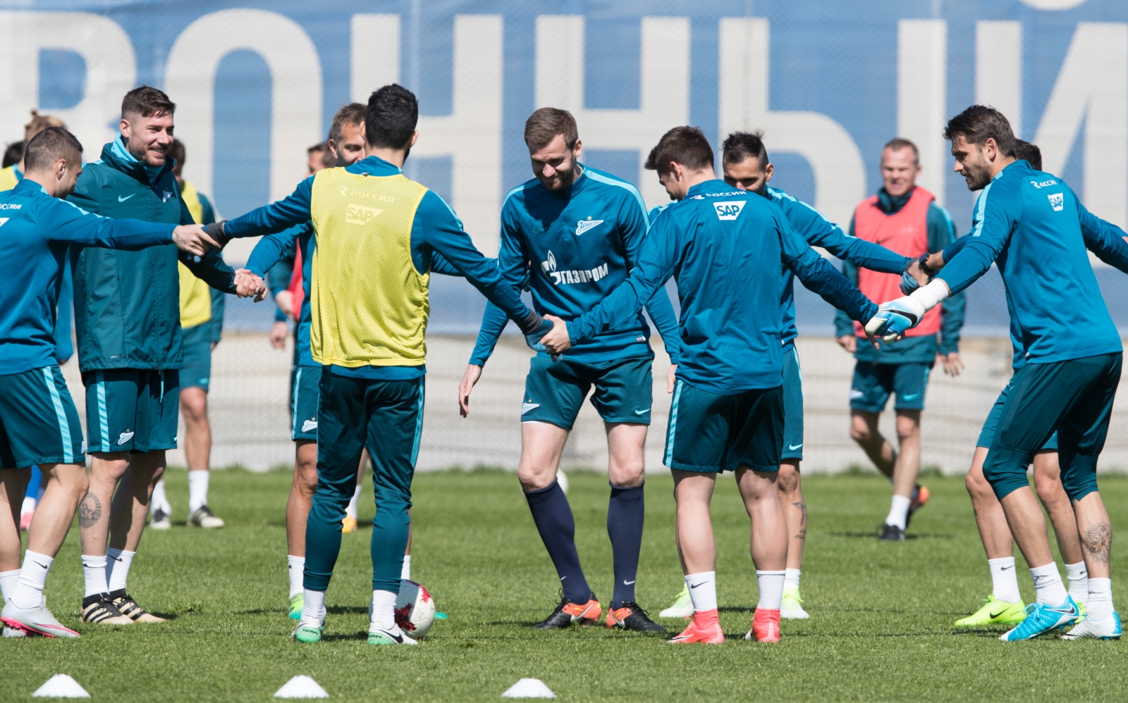 Открытая тренировка «Зенита» перед матчем с «Краснодаром»