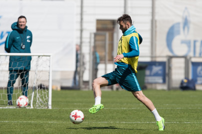 Открытая тренировка «Зенита» перед матчем с «Краснодаром»