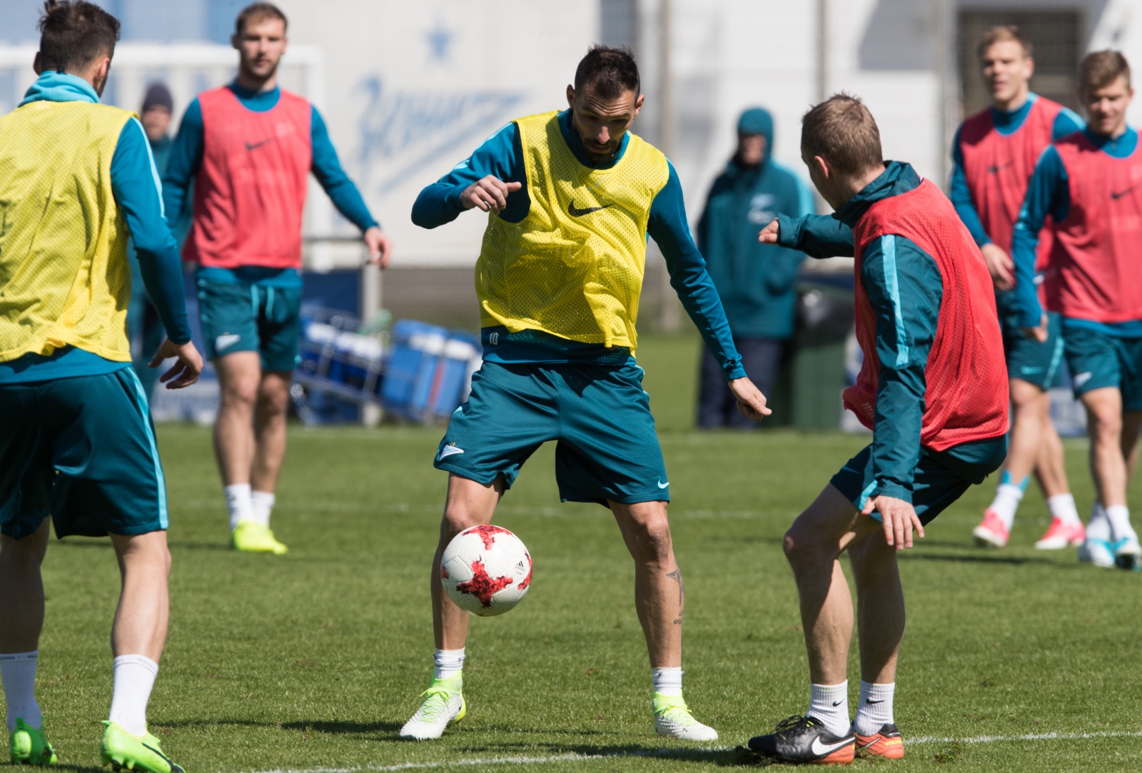 Открытая тренировка «Зенита» перед матчем с «Краснодаром»