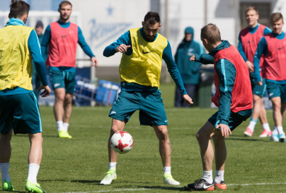 Открытая тренировка «Зенита» перед матчем с «Краснодаром»