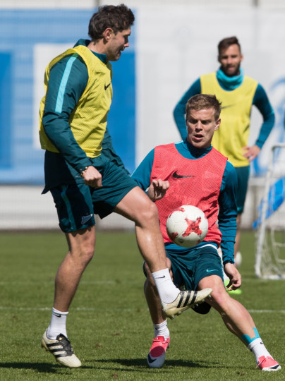Открытая тренировка «Зенита» перед матчем с «Краснодаром»