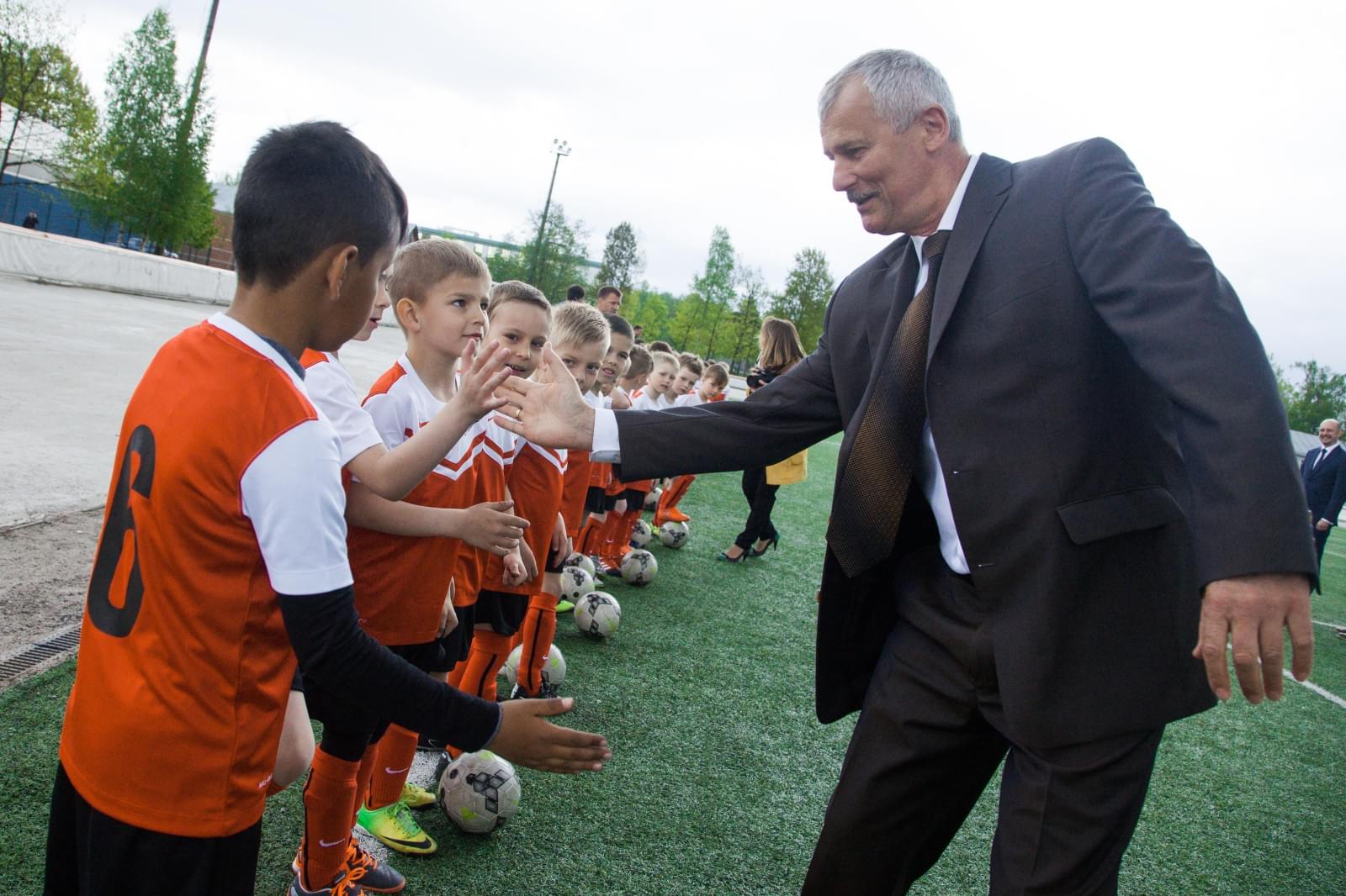 Торжественная церемония открытия филиала Академии ФК «Зенит» в Приморском районе