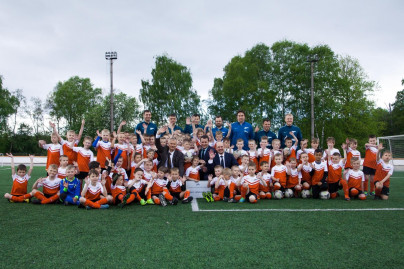 Торжественная церемония открытия филиала Академии ФК «Зенит» в Приморском районе