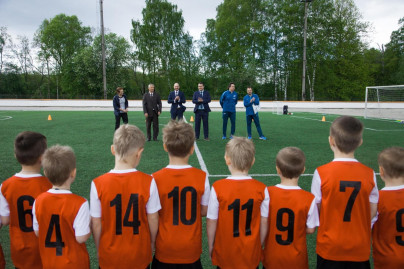 Торжественная церемония открытия филиала Академии ФК «Зенит» в Приморском районе