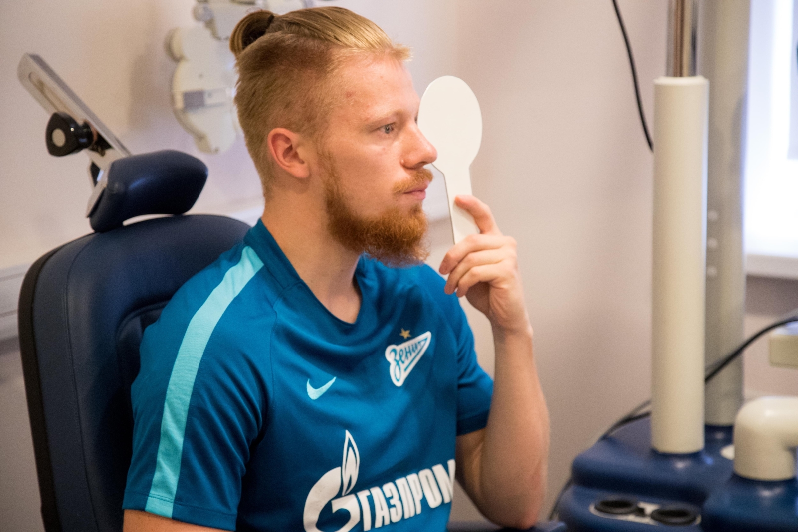 Медосмотр футболистов основного состава ФК «Зенит»