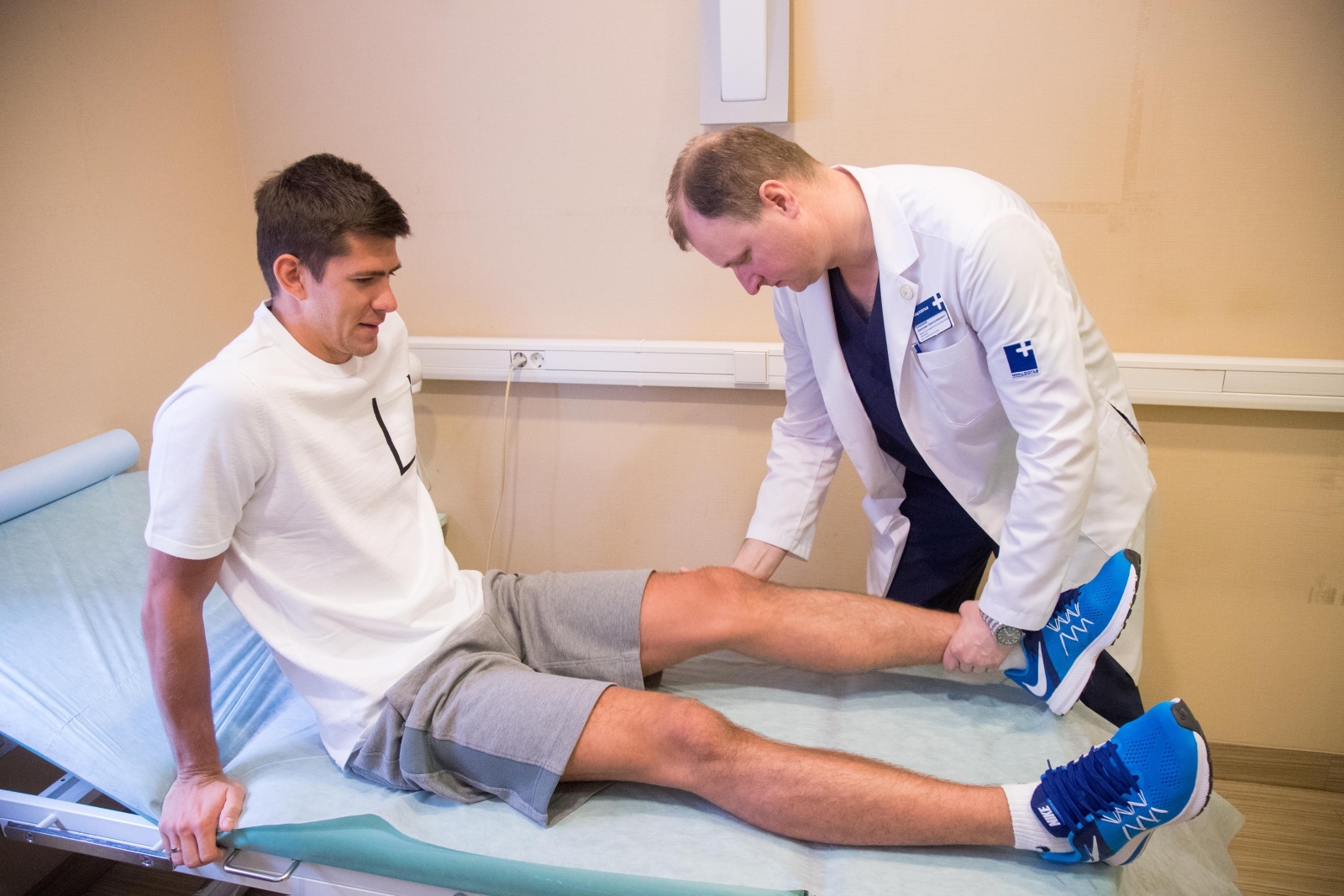 Медосмотр футболистов основного состава ФК «Зенит»