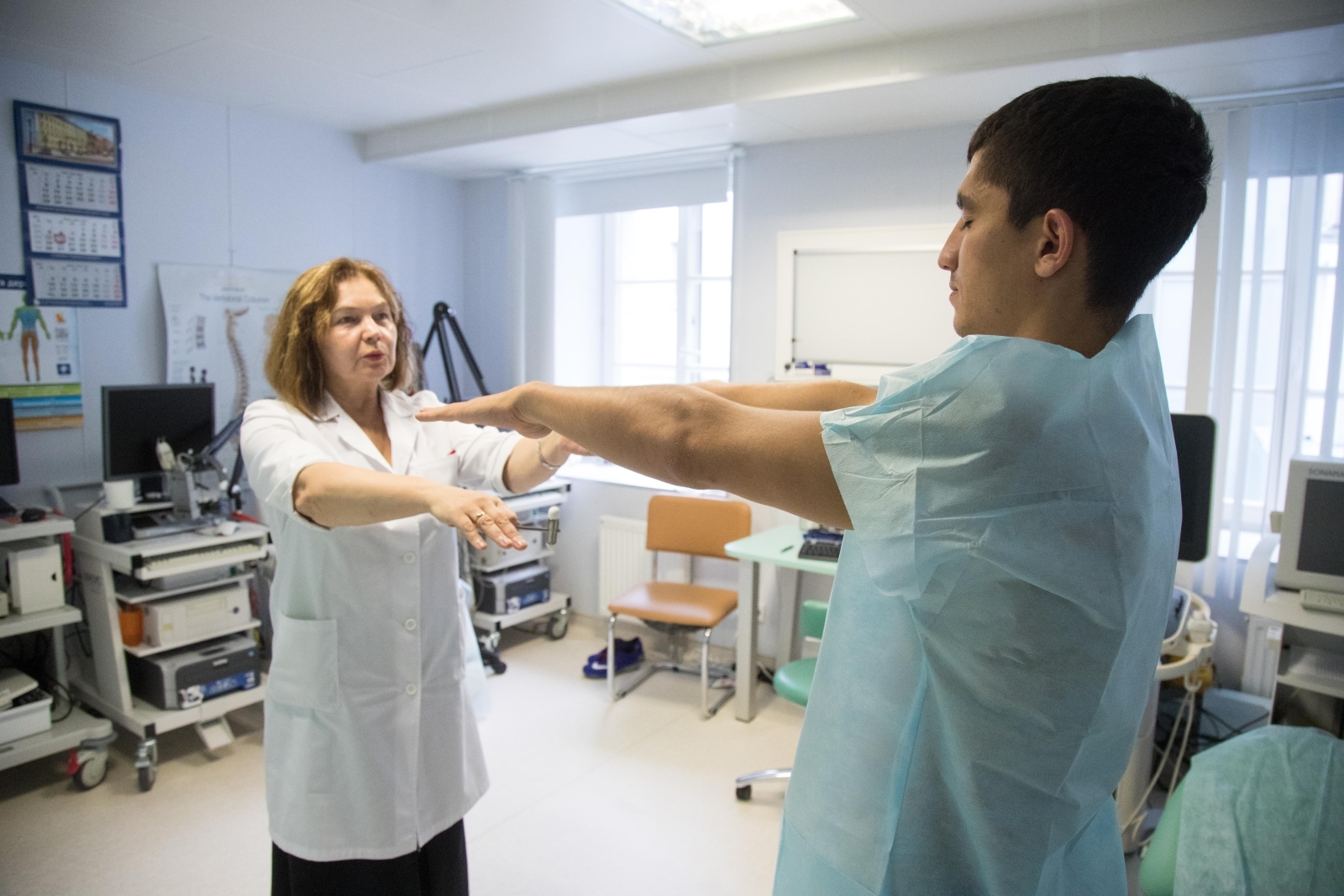 Медосмотр футболистов основного состава ФК «Зенит»