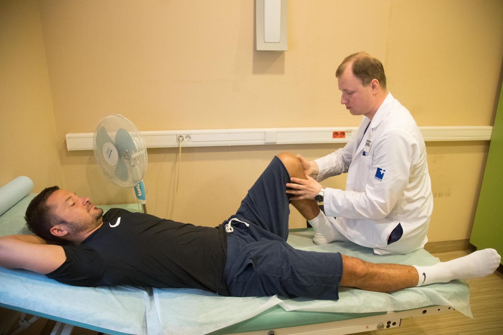 Медосмотр футболистов основного состава ФК «Зенит»