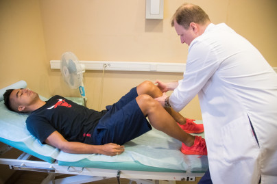 Медосмотр футболистов основного состава ФК «Зенит»