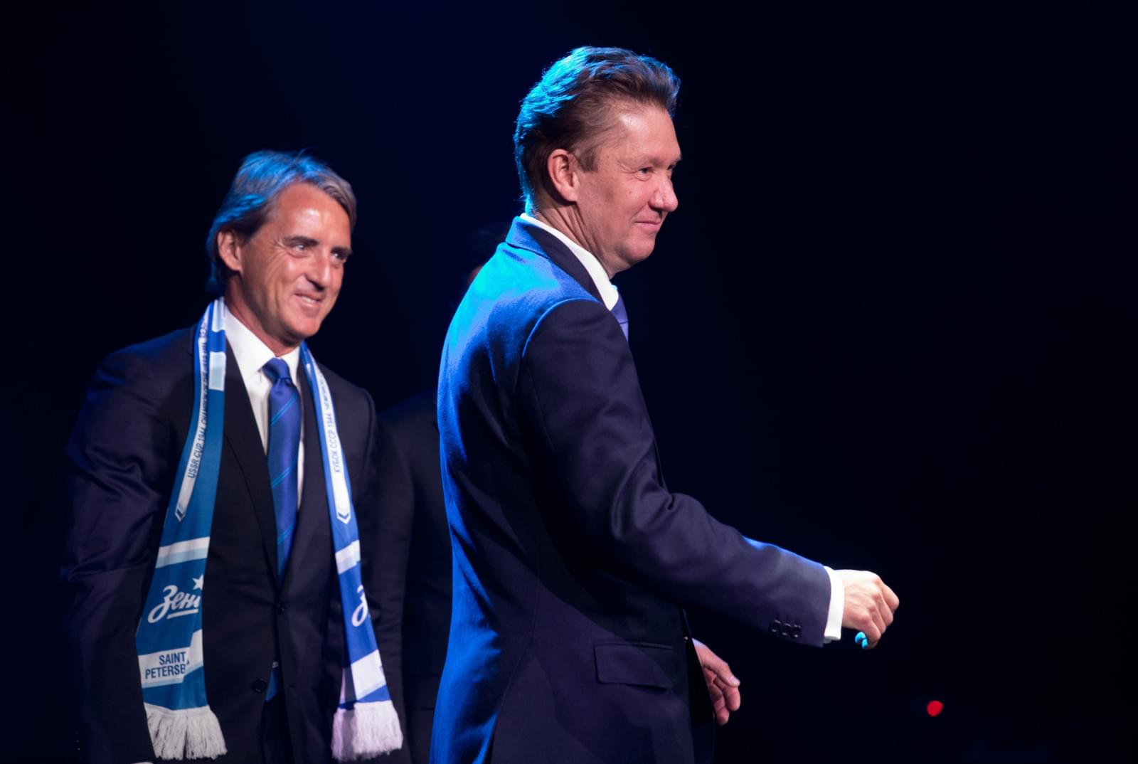 Презентация нового главного тренера «Зенита» Роберто Манчини