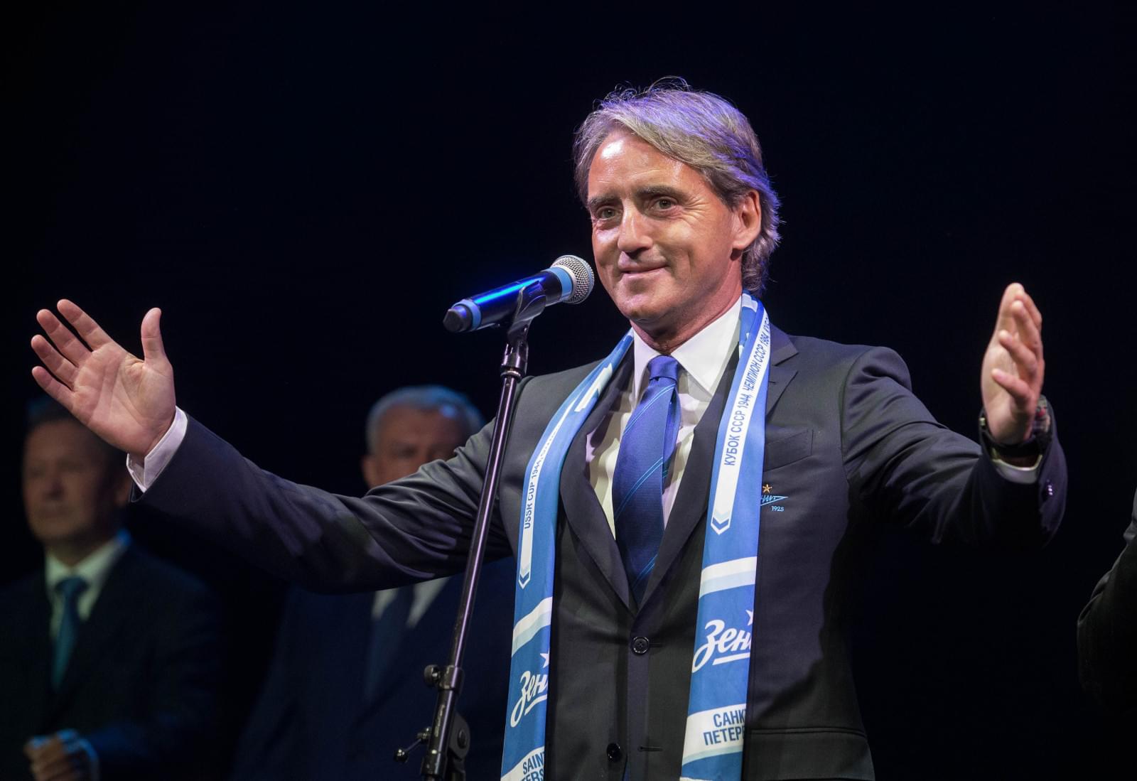 Презентация нового главного тренера «Зенита» Роберто Манчини