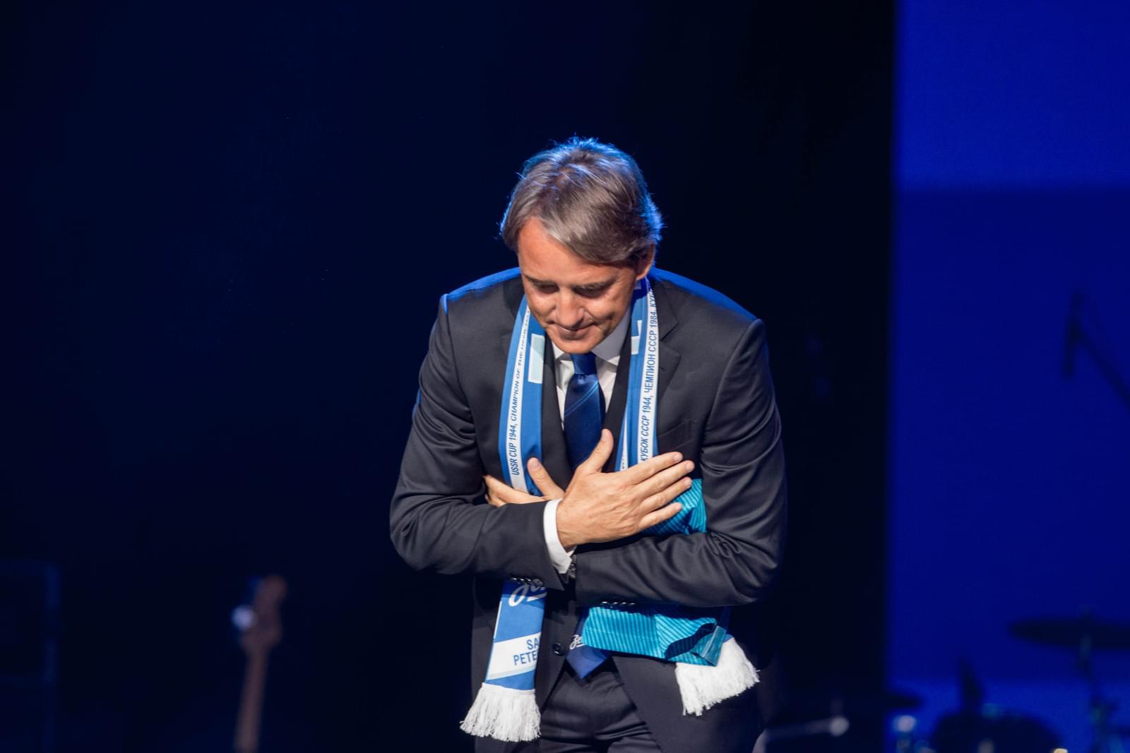 Презентация нового главного тренера «Зенита» Роберто Манчини